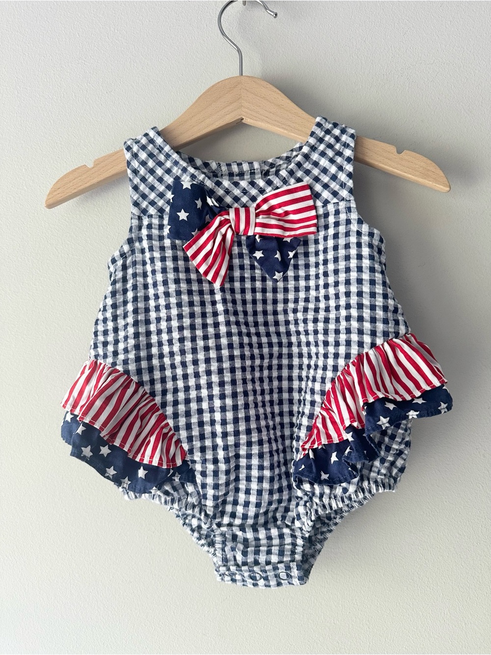 Bonnie Jean Baby Patriotic One Piece